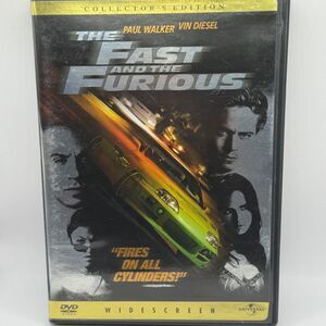 The Fast and the Furious (DVD, 2002, Widescreen Collector's Edition) Like New
